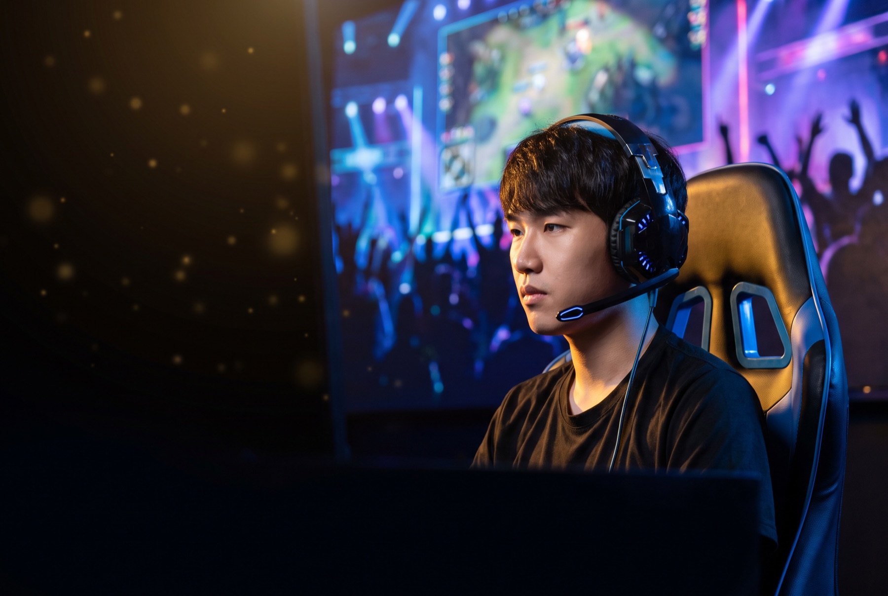 Tuyển thủ esports GOD55 trong đấu trường
